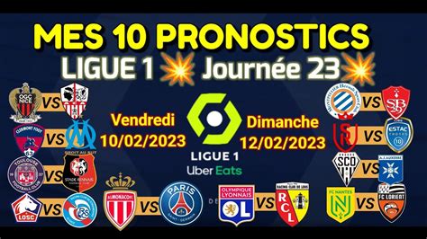 pronostics foot du jour